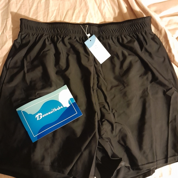 Bonneuitbebe Women's Swim Shorts High Waisted UPF50+ Bathing Suit Size 3XL - Picture 4 of 4